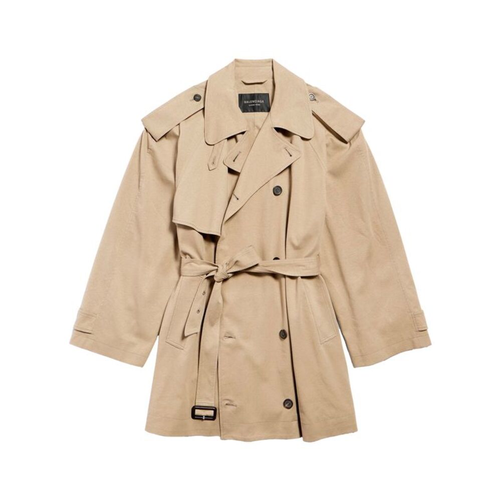 Cropped Light Trench Women